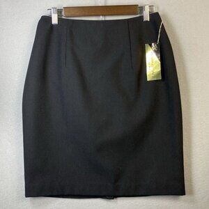 Vintage Christy‎ Girl Skirt Womens Size 12 Fully Lined One Rear Pocket Gray NWT